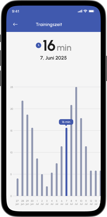 screenshot training statistik